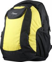 Zwart Cosmo 25 L Free Size Backpack(Black & Yellow)