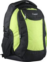 Zwart Cosmo 25 L Free Size Backpack(Black & Fluorescent Green)