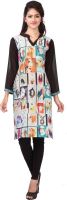 Dewberry Casual Graphic Print Women's Kurti(Multicolor) Dewberry Casual Graphic Print Women's Kurti(Multicolor)