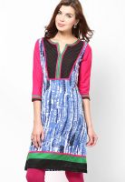 Diya Blue Printed Kurtis