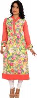 Kudos Lifestyle Festive Floral Print Women's Kurti(Multicolor)