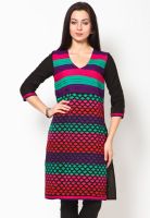 Kurti'S Black Printed Kurtis