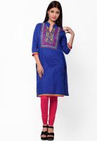 Kurti'S Blue Printed Kurtis