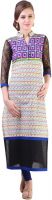 Libas Printed Women's Straight Kurta(Multicolor)