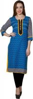 Rialto Casual Embroidered Women's Kurti(Multicolor)