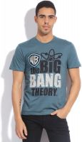 Big Bang Printed Men's Round Neck Blue T-Shirt