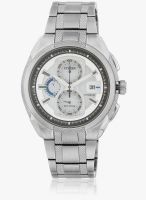 CITIZEN Ca0201-51B-Sor Silver/White Chronograph Watch