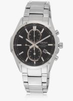 Casio Edifice Efb-505D-1Avudf (Ex140) Silver/Black Analog Watch