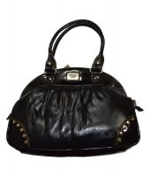 Cut The Chase Black Handbag