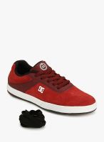 DC Mike Mo S Maroon Sneakers