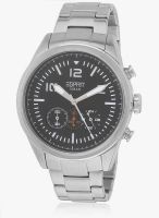 Esprit Es106321005_Sor Silver/Black Chronograph Watch