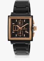 Florence F8052Bb Black/Black Chronograph Watch