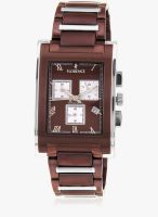 Florence F8057Brw Brown/Brown Chronograph Watch