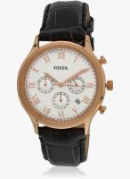 Fossil Fs4744-1 Black/Gold Chronograph Watch