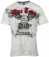 Huetrap Graphic Print Men's Round Neck White T-Shirt