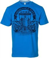 Huetrap Graphic Print Men's Round Neck Blue T-Shirt Huetrap Graphic Print Men's Round Neck Blue T-Shirt