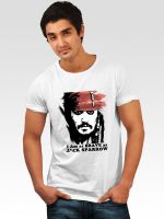 Incynk Printed Men's Round Neck White T-Shirt