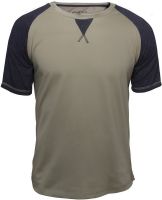 Poshuis Solid Men's Round Neck Green, Blue T-Shirt Poshuis Solid Men's Round Neck Green, Blue T-Shirt