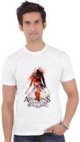 ShopMantra Graphic Print Men's Round Neck White T-Shirt