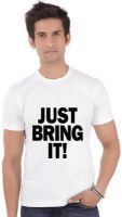 ShopMantra Graphic Print Men's Round Neck White T-Shirt