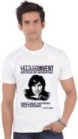 ShopMantra Graphic Print Men's Round Neck White T-Shirt