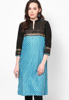 Shree Blue Printed Kurtis