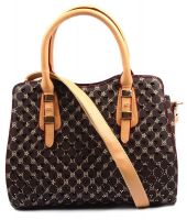 The Bag Shop Brown Zipped Shoulder Bag