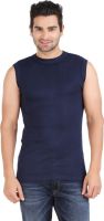 Zippy Striped Men's Round Neck Dark Blue T-Shirt