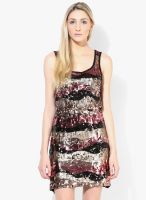 Only Multicoloured Colored Embellished Skater Dress