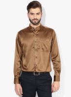 Raymond Brown Regular Fit Formal Shirt