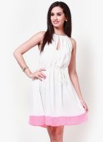 Tops And Tunics Sleeve Less Solid White Dress