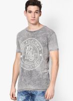 Burton Grey Round Neck T-Shirt