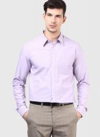 Code by Lifestyle Purple Slim Fit Formal Shirt