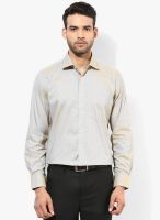 Van Heusen Beige Slim Fit Formal Shirt