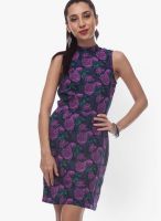 @499 Multicoloured Printed Bodycon Dress
