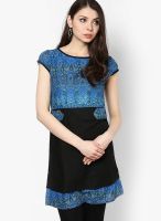 Ayaany Black Cotton Kurti