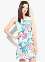 Calgari Multicoloured Printed Bodycon Dress