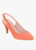 Flat n Heels Orange Stilettos