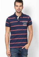 Jack & Jones Blue Polo Neck T Shirt