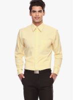 Jogur Checks Yellow Formal Shirt