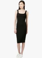 TOPSHOP Vest Rib Midi Bodycon Dress