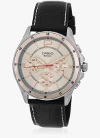 Casio Enticer Men's Mtp-1374L-9Avdf (A956) Brown/Peach Analog Watch