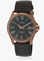 Casio Enticer Men's Mtp-1376Rl-1Bvdf (A1006) Brown/Black Analog Watch