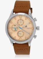 Daniel Klein Dk10660-7 Brown/Beige Analog Watch