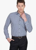 Genesis Checks Blue Formal Shirt Genesis Checks Blue Formal Shirt