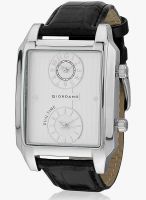 Giordano 60059 Dtlm Ips Black/White Analog Watch