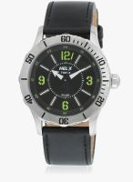 Helix Ti016Hg0100 Black/Black Analog Watch