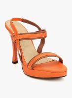 J Collection Orange Stilettos