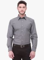 Jogur Solid Dark Grey Formal Shirt