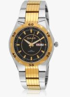 Omax Ss-518 Silver/Black Analog Watch